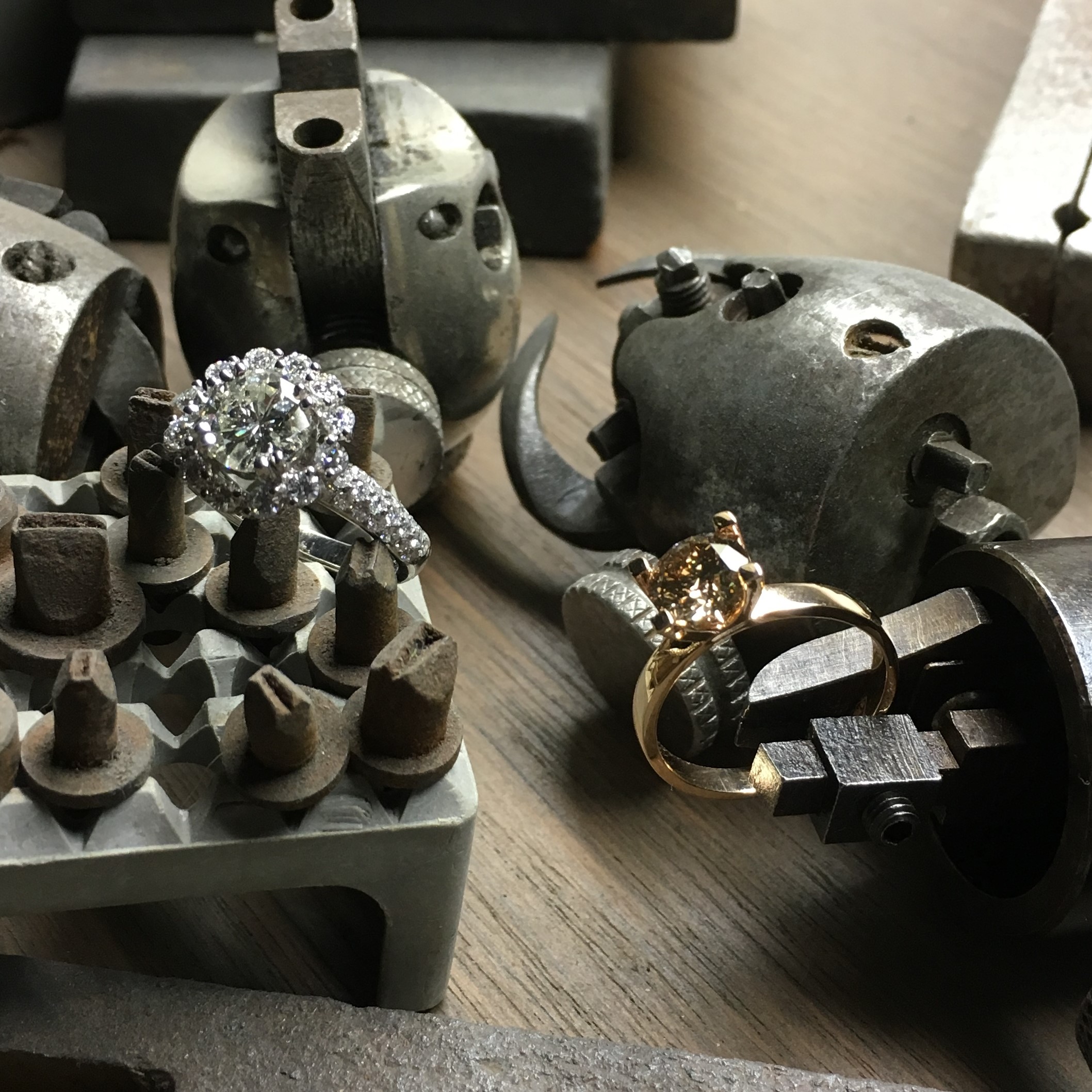 Trouwringen uit eigen atelier